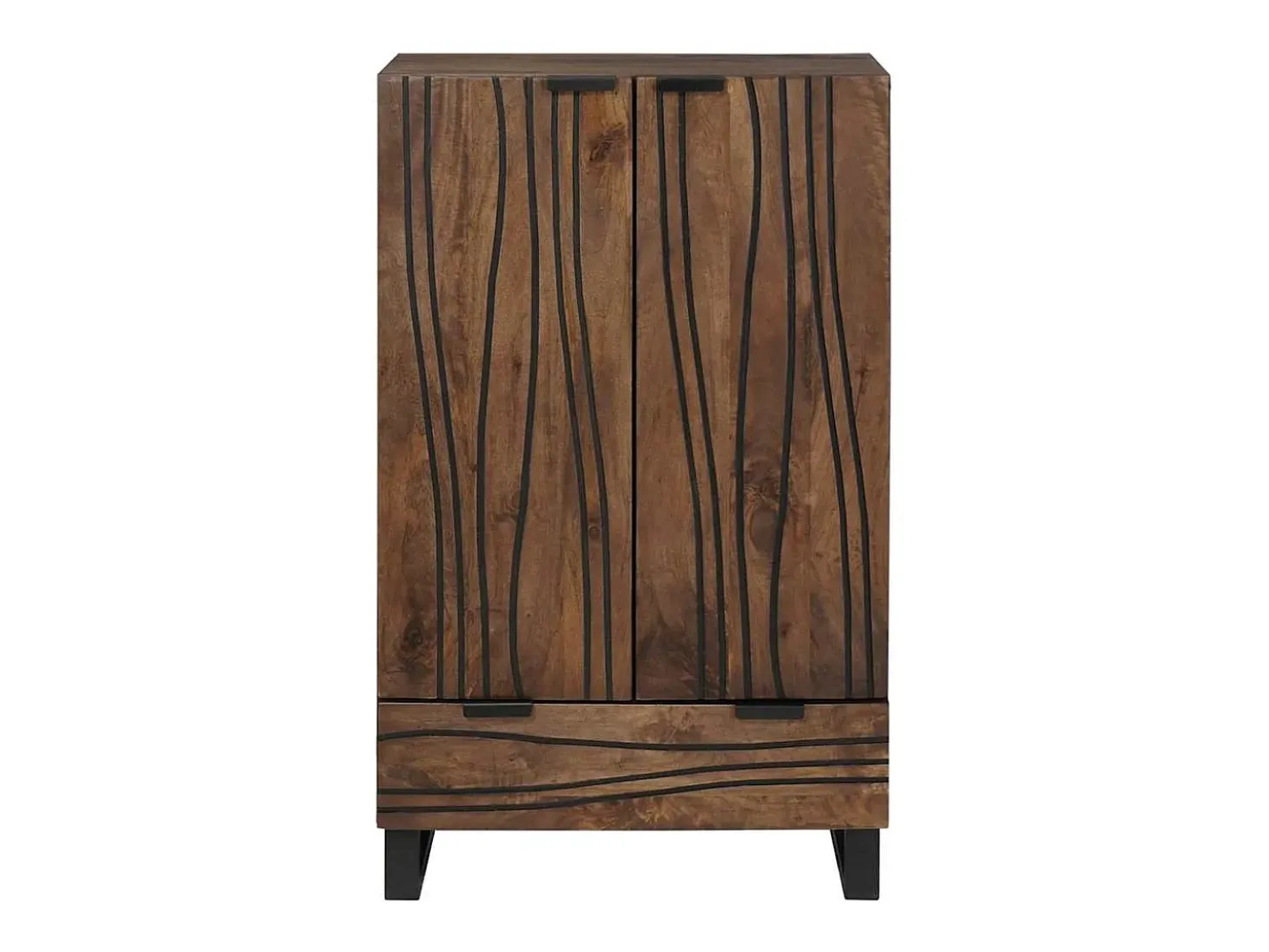 Highboard Marrón 60 x 33 x 100 cm madera maciza de mango