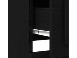 Highboard Negro Roble Roble Negro 36 x 35.5 x 103.5 cm