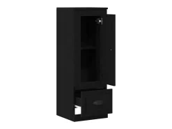 Highboard Negro Roble Roble Negro 36 x 35.5 x 103.5 cm