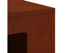 Hoguera Marrón 60 x 40 x 96 cm Acero autopatinable