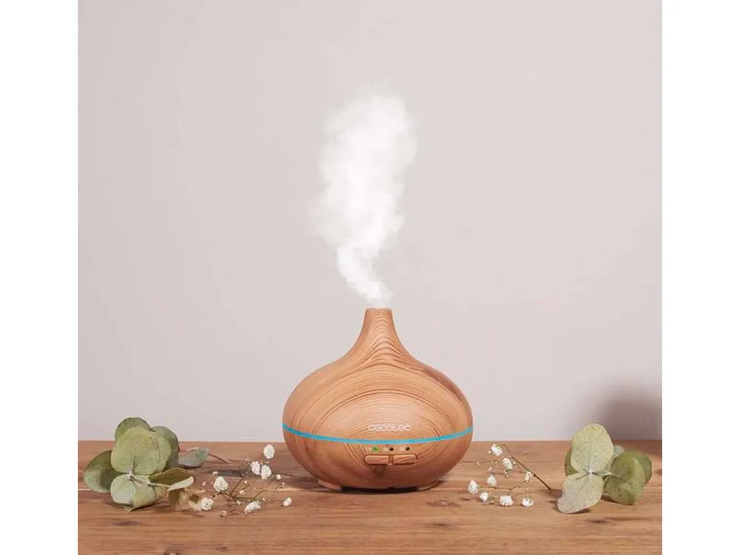 Humidificador Cecotec Pure Aroma 150 Yang luz LED 150ml natural