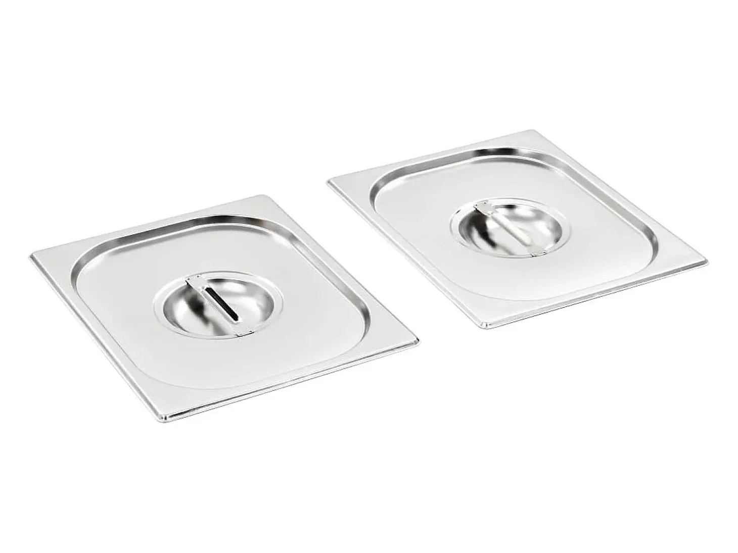 Ishpeming Tapas para bandejas Gastronorm 1/2 acero inoxidable 2 unidades