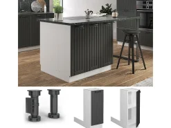 Isla de cocina antracita casa de campo 30x70x82 fame-line
