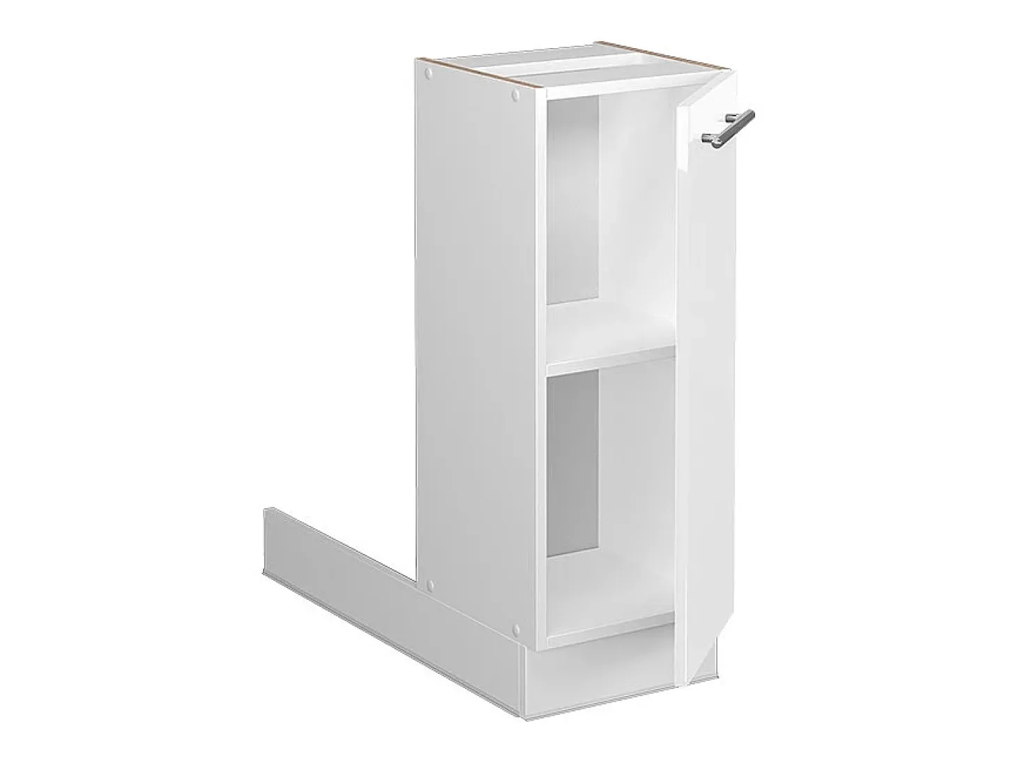 Isla de cocina blanco alto brillo 30x70x82 fame-line
