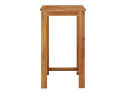 Jean-Alphonse Mesa alta de jardín madera maciza de acacia 60x60x105 cm