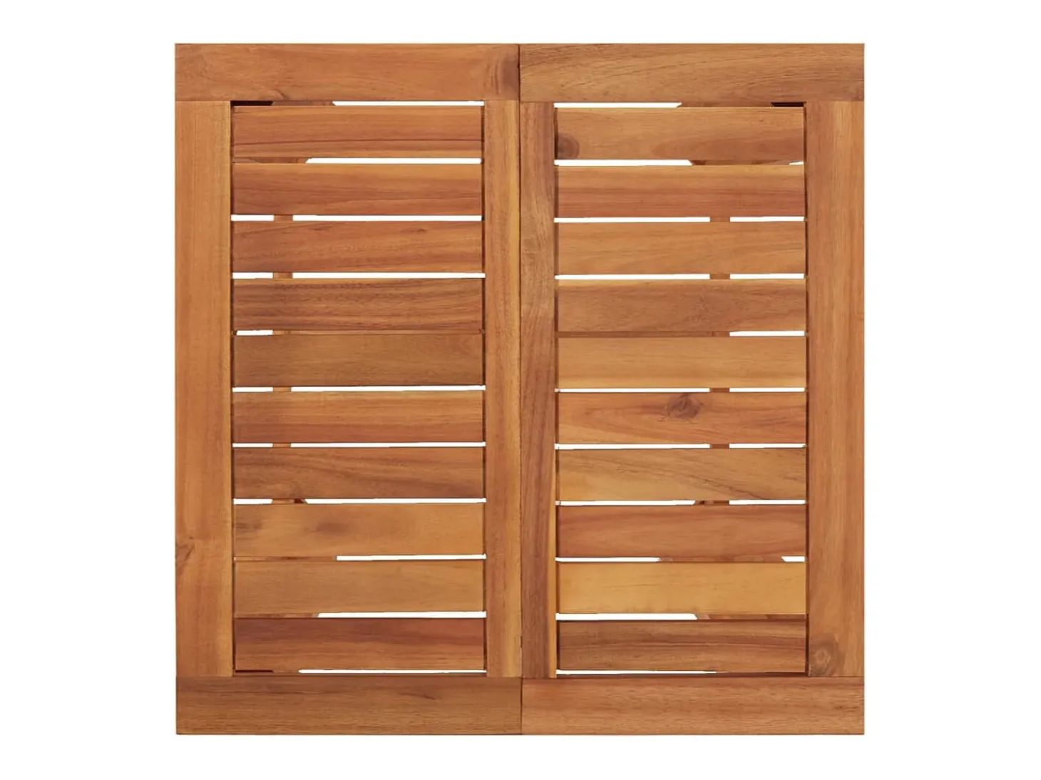 Jean-Alphonse Mesa alta de jardín madera maciza de acacia 60x60x105 cm