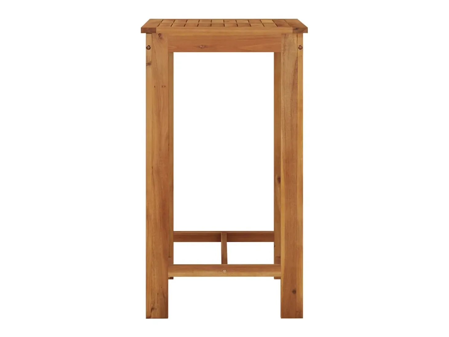 Jean-Alphonse Mesa alta de jardín madera maciza de acacia 60x60x105 cm