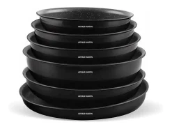 Juego de 20 piezas de utensilios de cocina de aluminio para inducción - Mango extraíble - Apto para todo tipo de cocinas, inclui