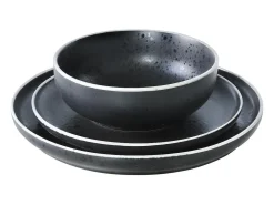 Juego de 6 Platos de Postre Aster Granit 21 cm - Lote de 6