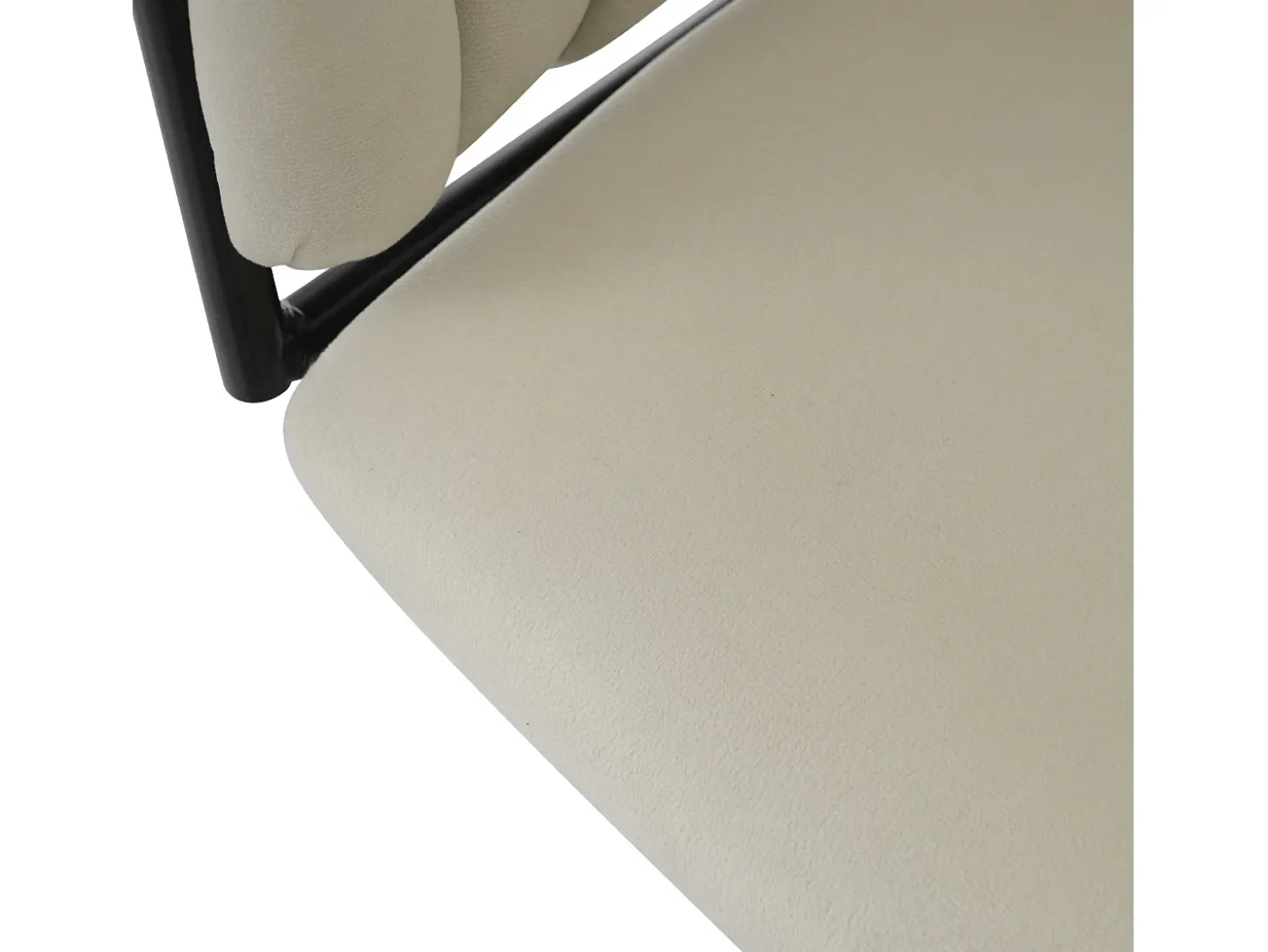 Juego de 4 sillas de comedor giratorias - terciopelo beige - con respaldo acolchado y patas de metal