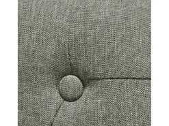 Juego de 4 sillas de comedor de tela gris