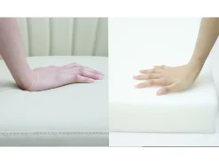 Juego de 2 sillas de comedor FATIVO - Microfibra imitación cuero - Patas de metal