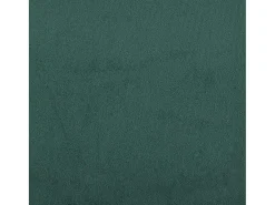 Juego de 2 sillas de comedor de terciopelo verde oscuro