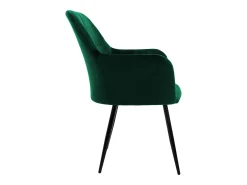 Juego de 6 sillas de comedor cocina terciopelo verde ML-DESIGN