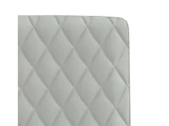 Juego de 6 sillas de comedor de terciopelo gris claro