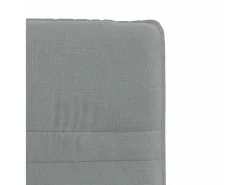 Juego de 6 sillas de comedor de tela gris claro