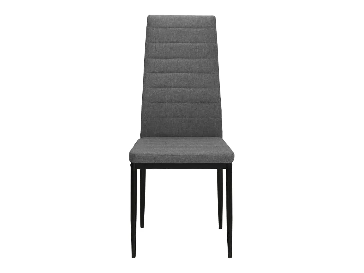 Juego de 2 Sillas de comedor giratorias tela gris claro ES191431