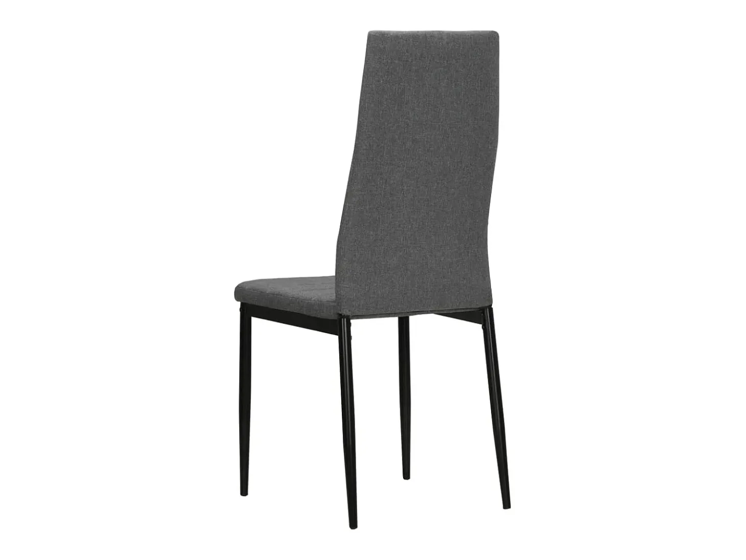 Juego de 2 Sillas de comedor giratorias tela gris claro ES191431