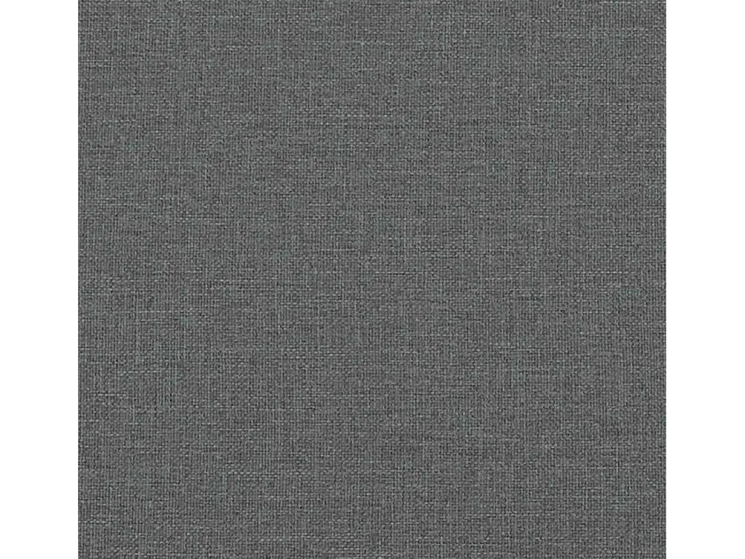 Juego de 2 sillas de comedor de tela gris oscuro