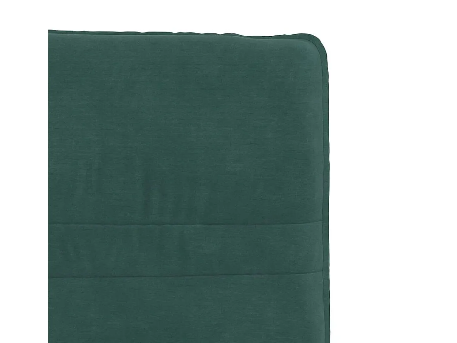 Juego de 4 sillas de comedor de terciopelo verde oscuro