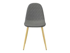 Juego de 6 Sillas de comedor giratorias terciopelo gris claro ES606719
