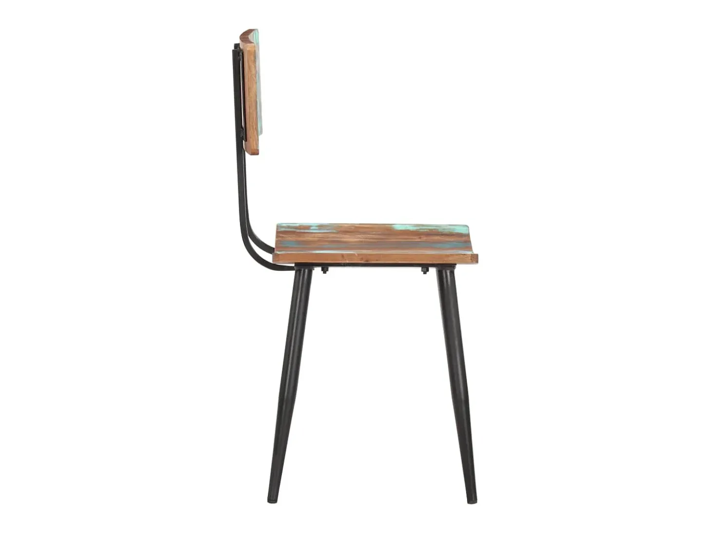 Juego de 2 Sillas de comedor madera maciza reciclada ES345336