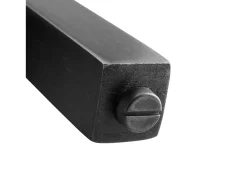 Juego de 2 sillas de comedor/vestidor de terciopelo - 56 x 57 x 83 cm - con respaldo de ratán - madera - negro
