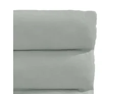 Juego de 2 sillas de comedor en terciopelo gris claro