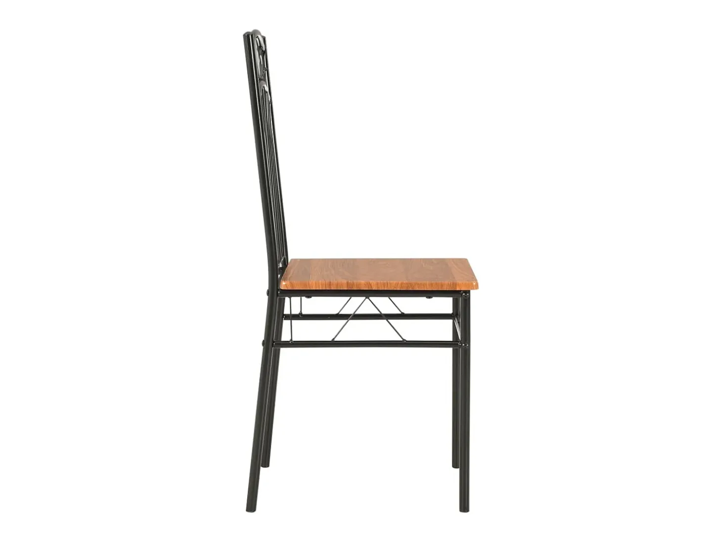Juego de 2 Sillas de comedor MDF marrón ES315982