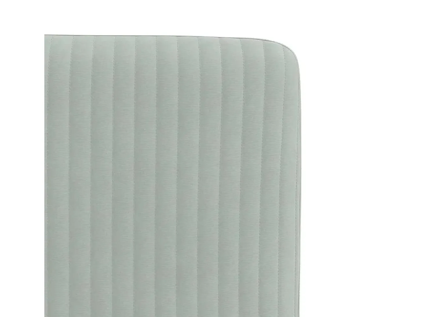 Juego de 4 sillas de comedor de terciopelo gris claro