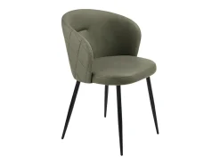 Juego de 2 sillas de comedor verdes 