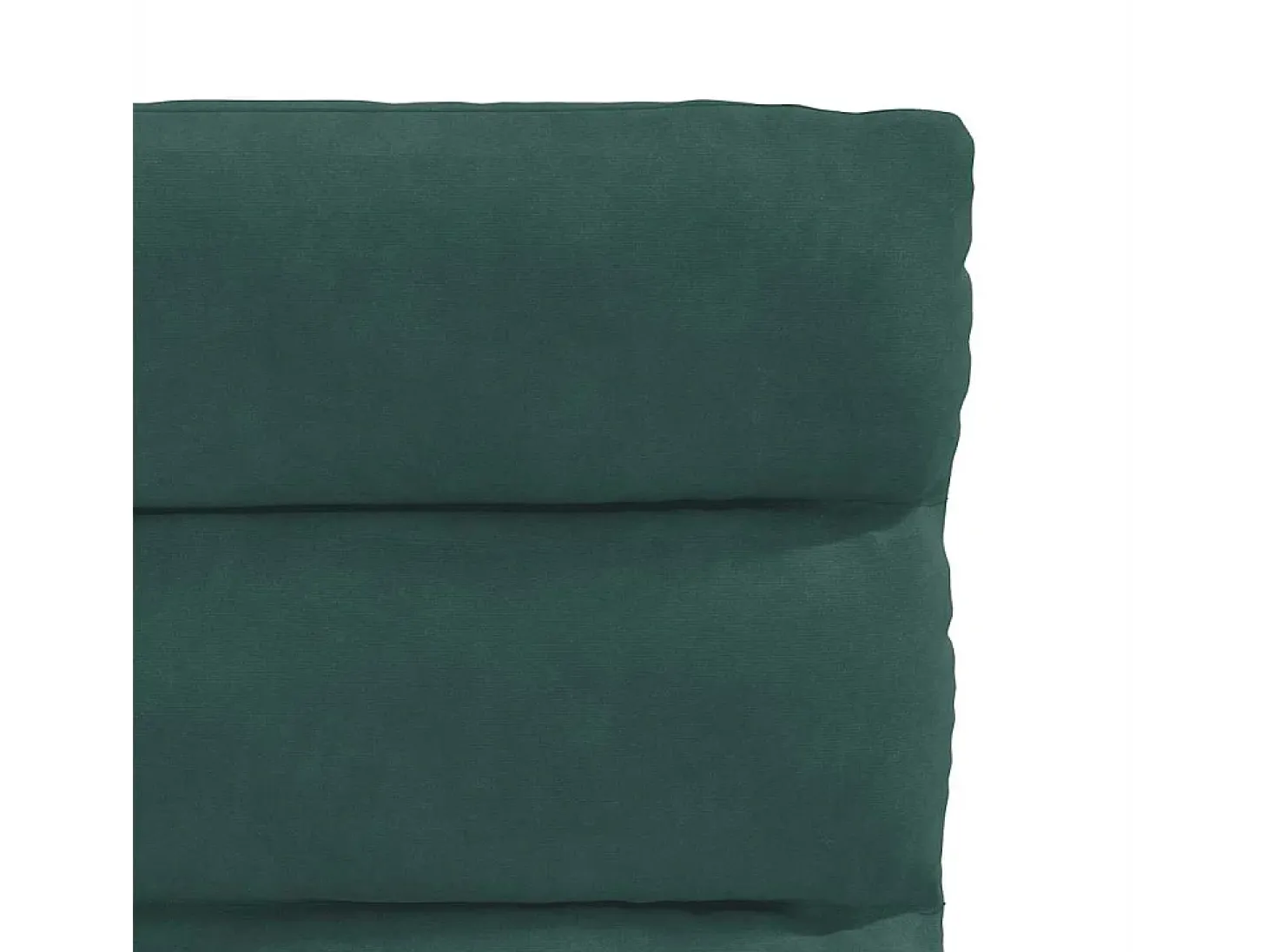 Juego de 2 sillas de comedor de terciopelo verde oscuro