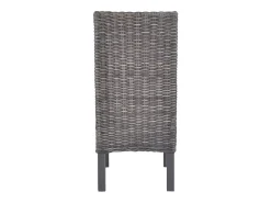 Juego de 2 Sillas de comedor ratán Kubu y madera mango marrón ES666871