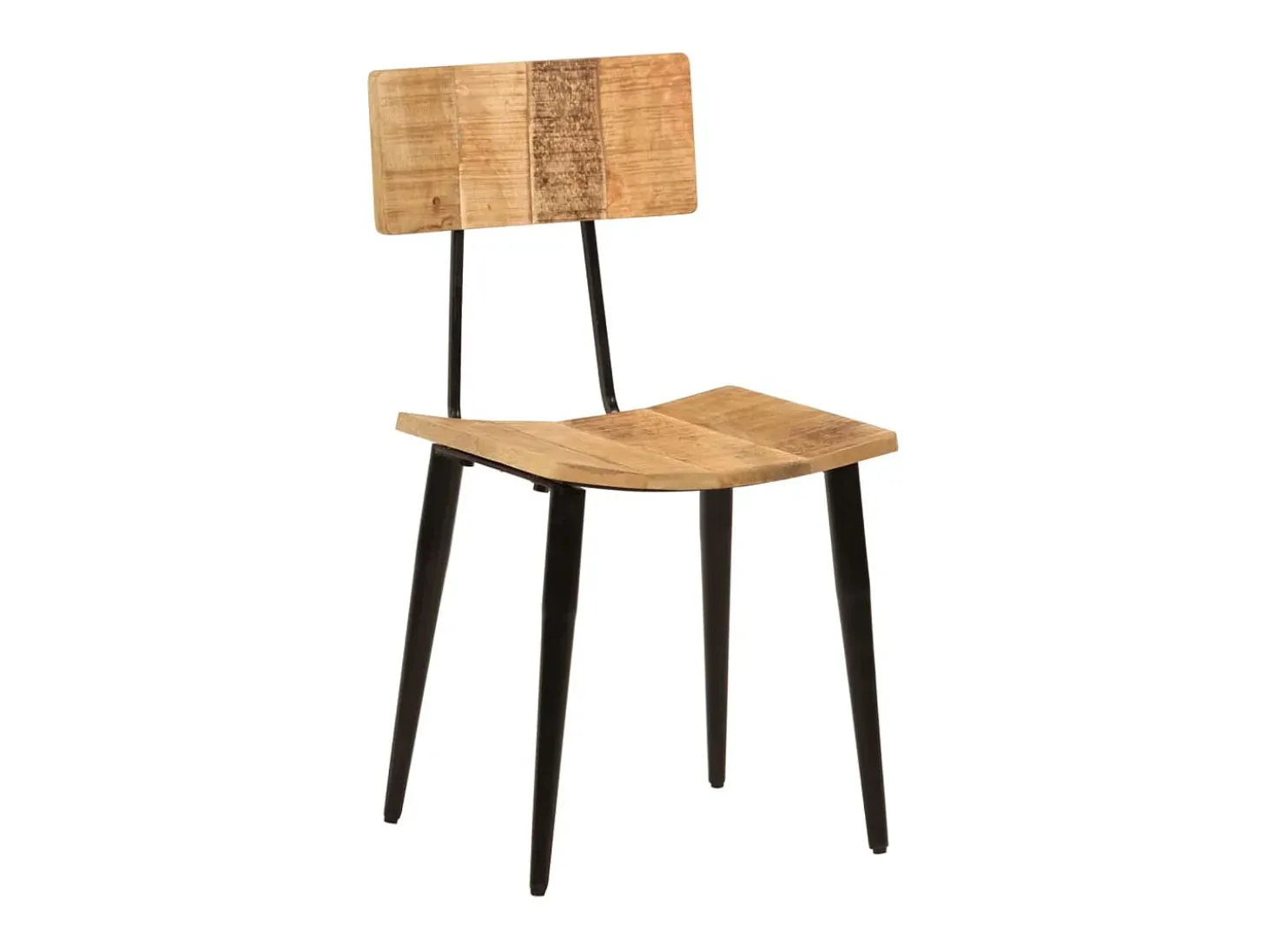 Juego de 2 sillas de comedor 44x40x80 cm Madera maciza de mango