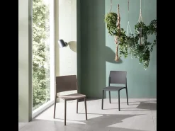Juego de 4 sillas de salón apilables 