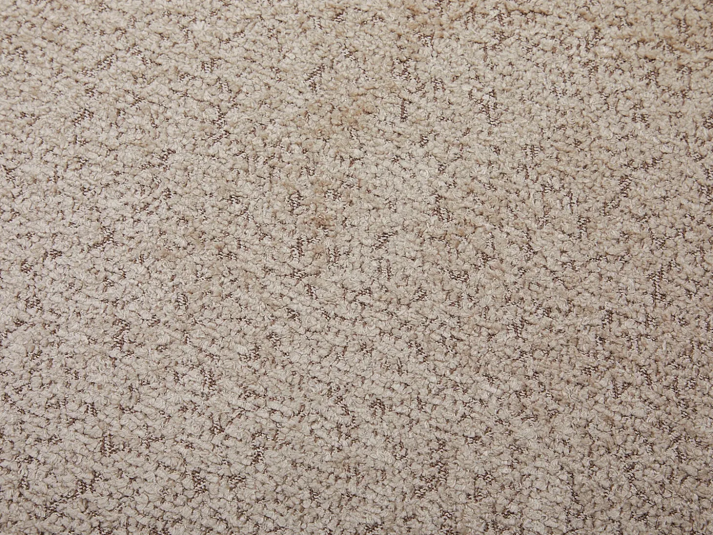 Juego de 6 sillas de tejido bouclé y madera de hevea - Gris topo y negro - WILANA