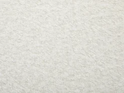 Juego de 2 sillas de tejido bouclé y madera de hevea - Blanco y negro - WILANA