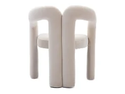 Juego de 2 sillas de terciopelo - Sillas tipo cubo - Beige