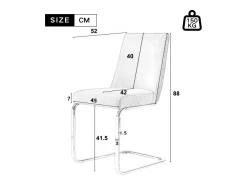 Juego de 4 sillas de terciopelo de lujo para sala de estar - 64,14 x 63,5 x 47,63 cm - Respaldo de diamante - Patas de metal dorado - Gris