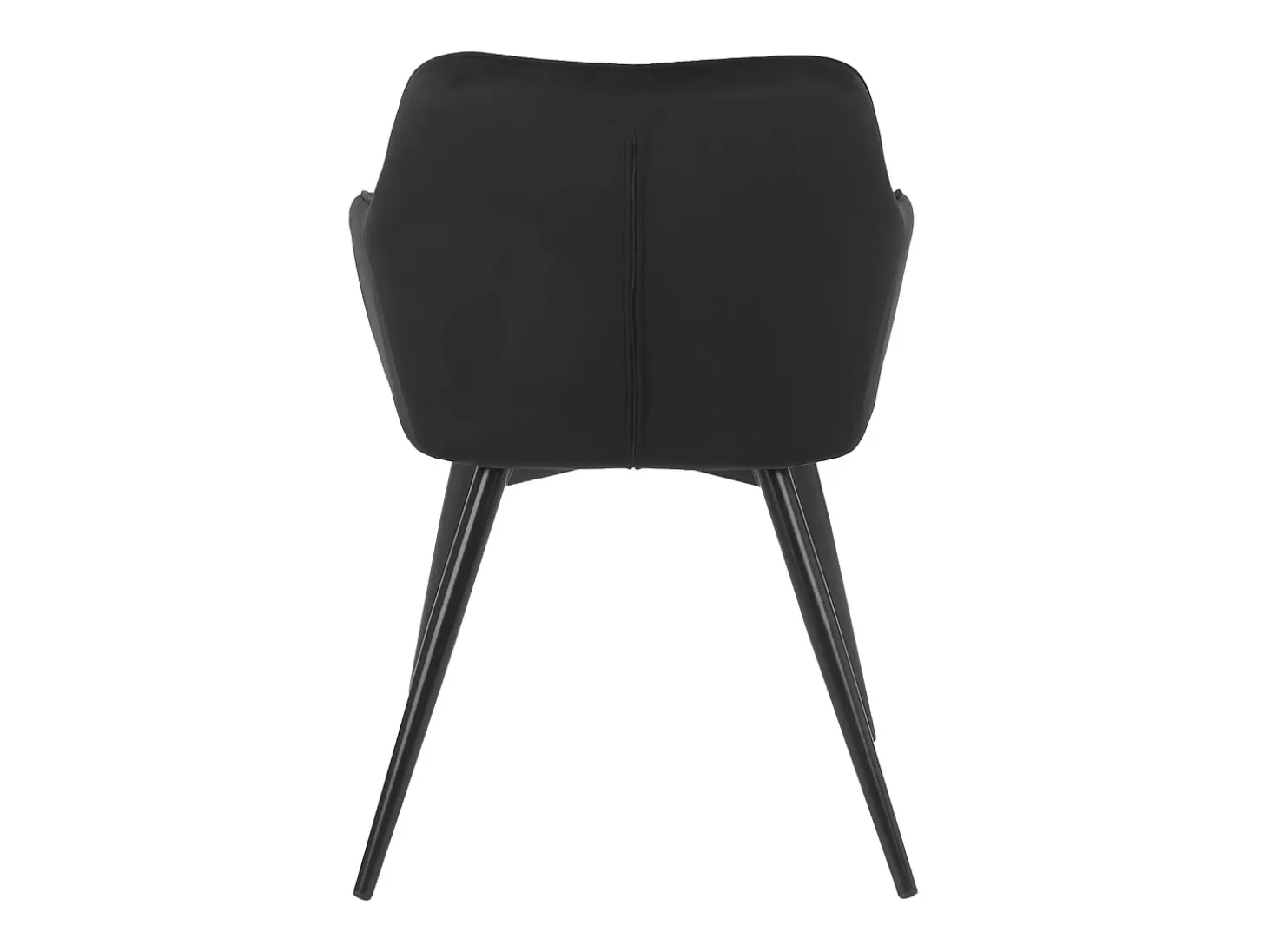 Juego de 2 sillas de terciopelo negras BERTILLE
