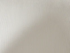 Juego de 6 sillas de terciopelo de canalé y metal - Crema - MORONI de Pascal MORABITO