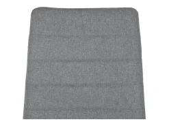 Juego de 4 Sillas Diseño Gris Tela Escandinava para Comedor