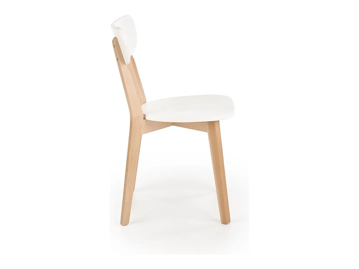 Juego de 2 sillas escandinavas con patas Storend de madera maciza