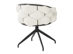 Juego de 6 sillas giratorias de terciopelo - Estilo moderno - Beige