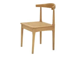 Juego de 2 Sillas Natura 6, Marrón, 54x54x70 cm, Kendra Home