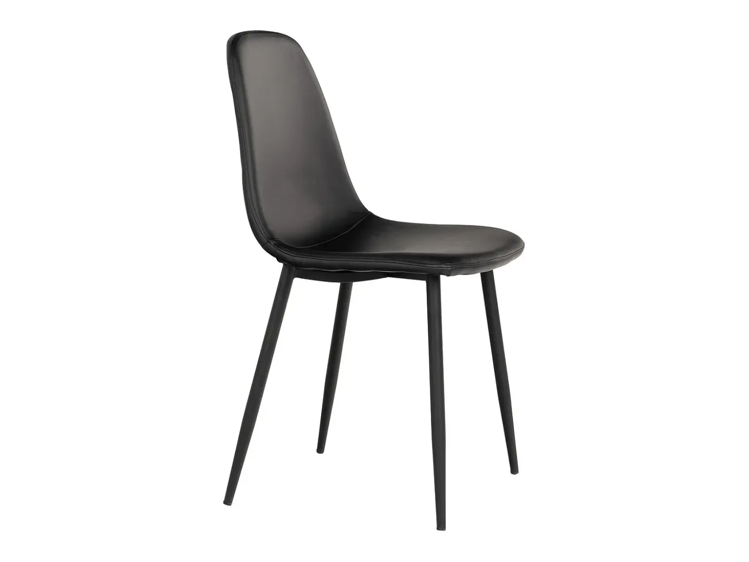 Juego de 2 Sillas Stockholm, Negro, 54x44x88 cm, Kendra Home