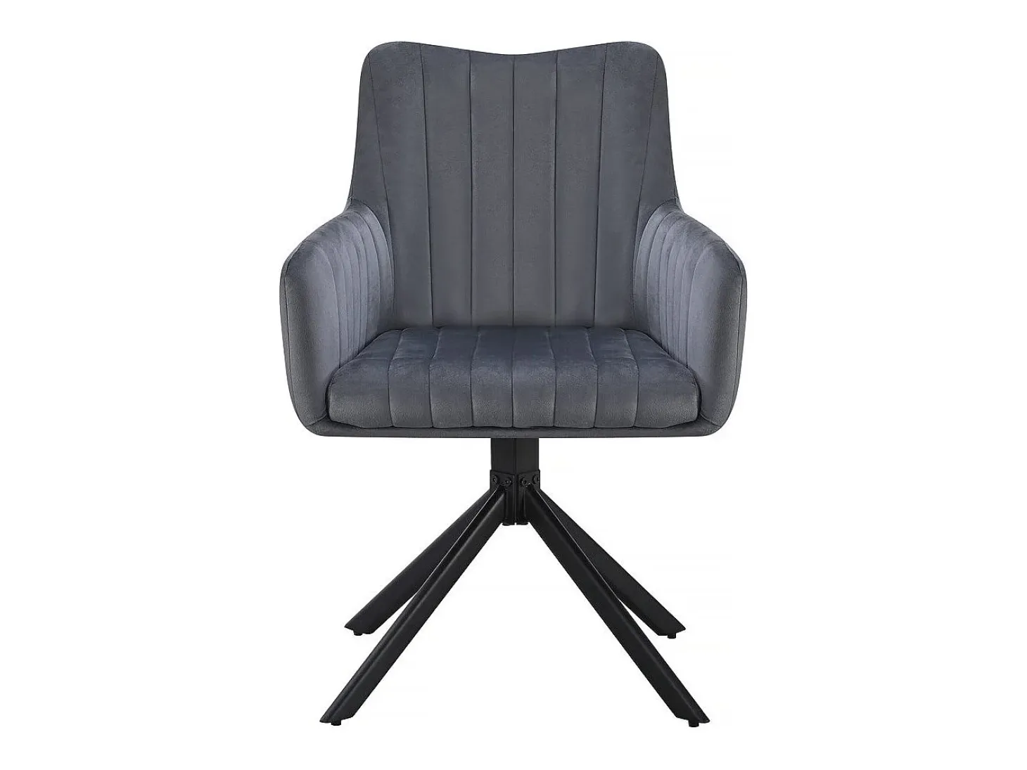 Juego de 2 sillas tapizadas "Pharell" - 60 x 61 x 91 cm - Gris