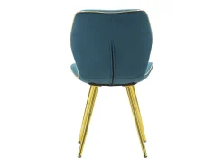 Juego de 2 Sillas VKH384, Turquesa, 46x58x77 cm, Kendra Home