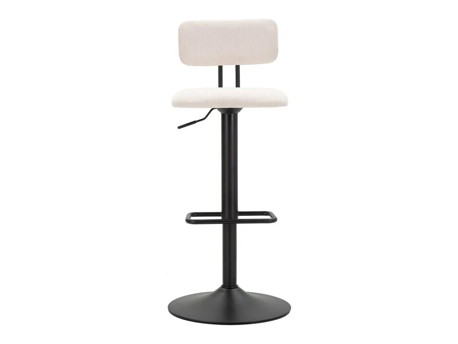 Juego de 2 Taburetes Altos VKH446, Blanco, 41x47,5x85 cm, Kendra Home