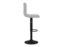 Juego de 2 taburetes de bar de terciopelo gris claro